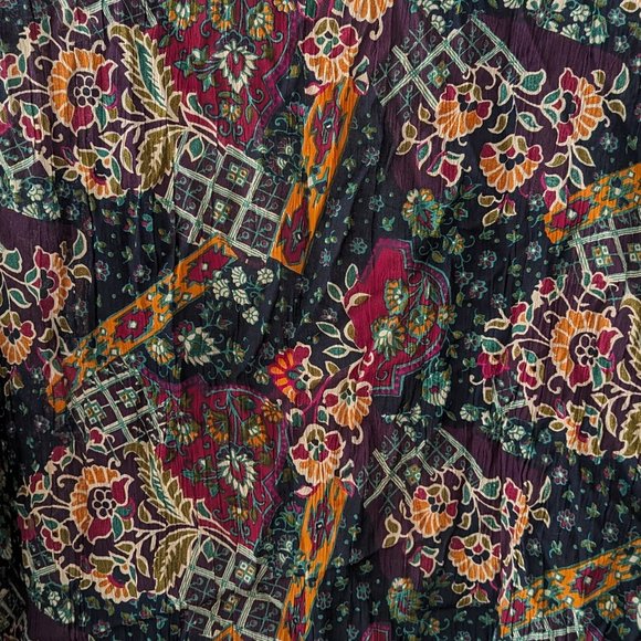 Women's NWT PHOOL long sleeve open front cardigan, multi, size M - Picture 4 of 4